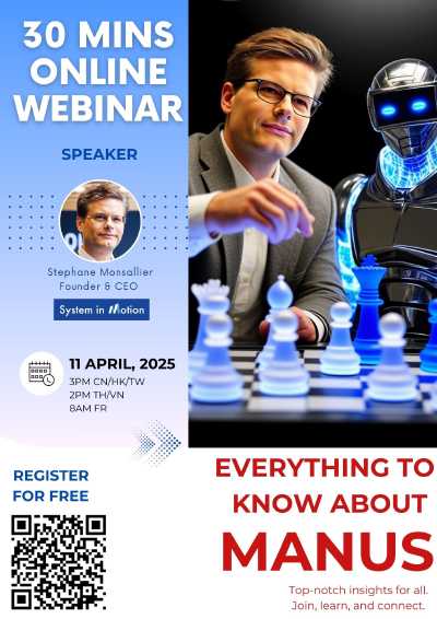 Free Webinar - Everything to know about Manus - April 11th