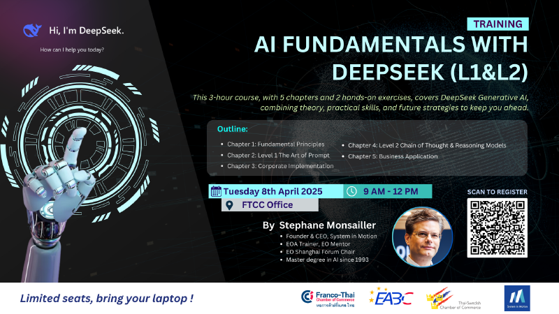 FTCC Training - AI Fundamental with Deepseek(L1&L2) - 3H Training