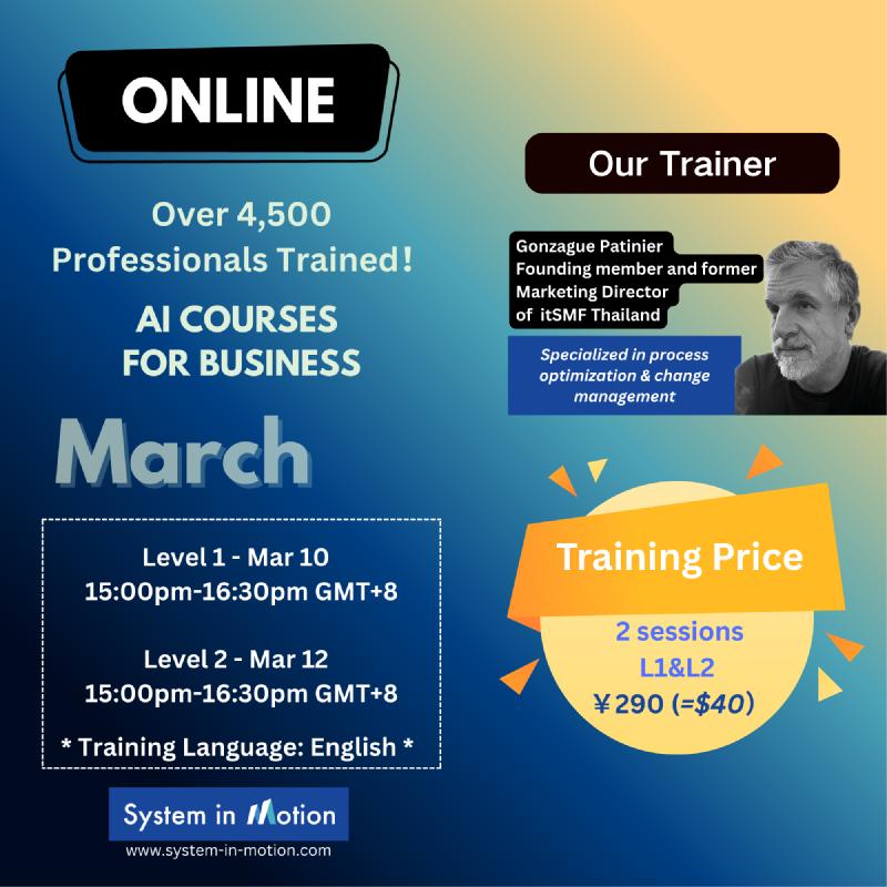 Online Training Level-1 March 10th 2026