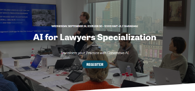 AI for Lawyers Specialization - 3H Training