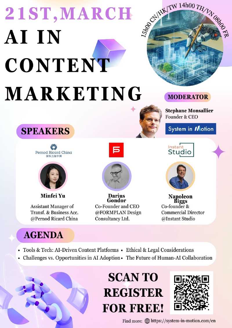 Free Webinar - AI in Content Marketing - March 21st 2025