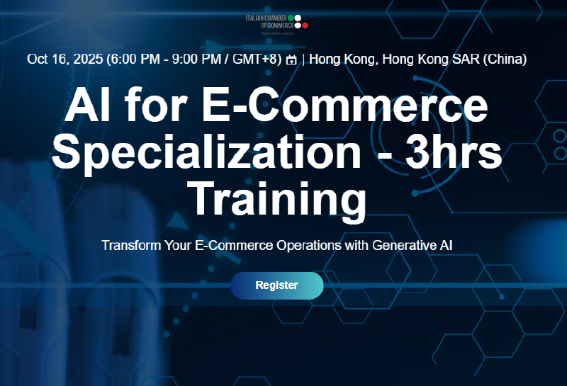 AI for E-Commerce Specialization - 3hrs Training
