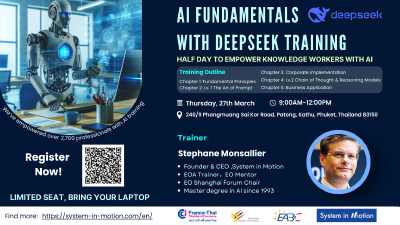 AI Fundamentals with deepseek Training- Mar 27th - Phuket